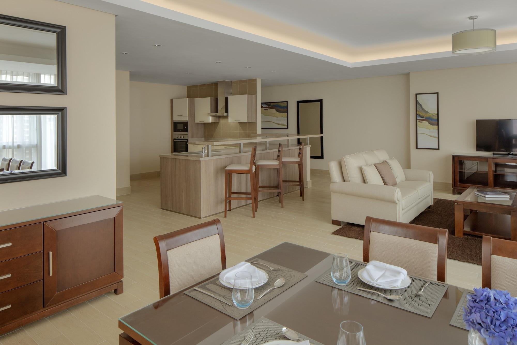 Dusit Doha Hotel Buitenkant foto A typical apartment interior